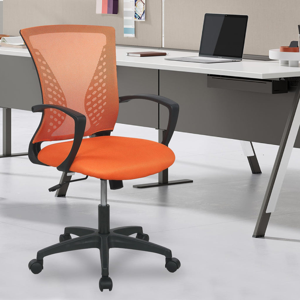 Orange Ergonomic Mesh Gaming Chair J953328