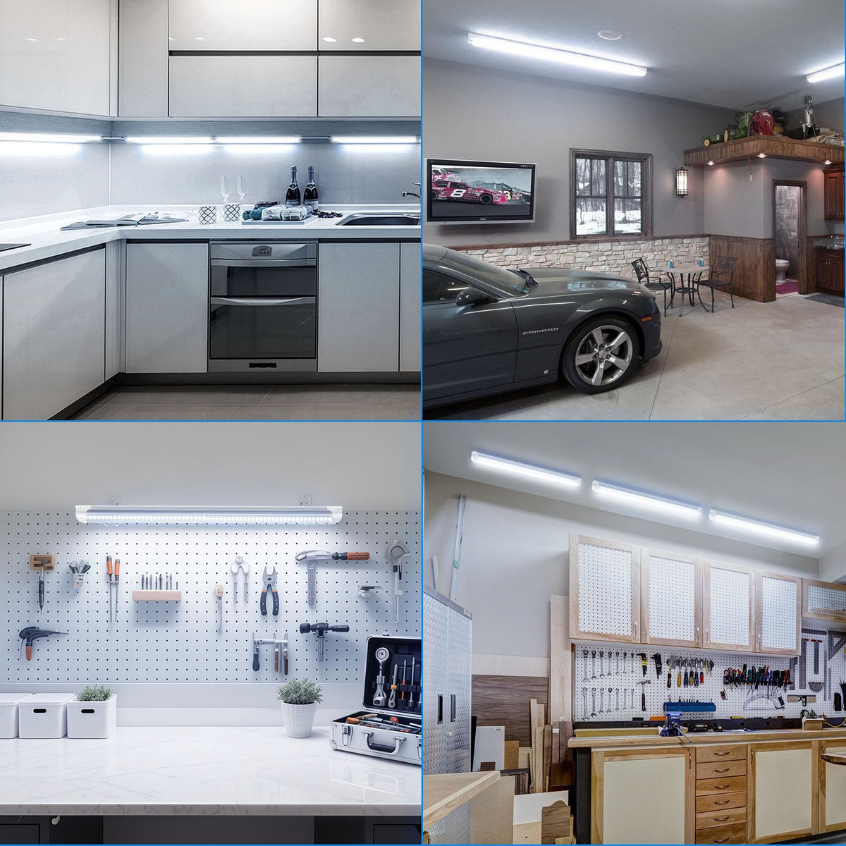 2FT 25W 3750LM 6500K Linkable LED Shop Light R1494