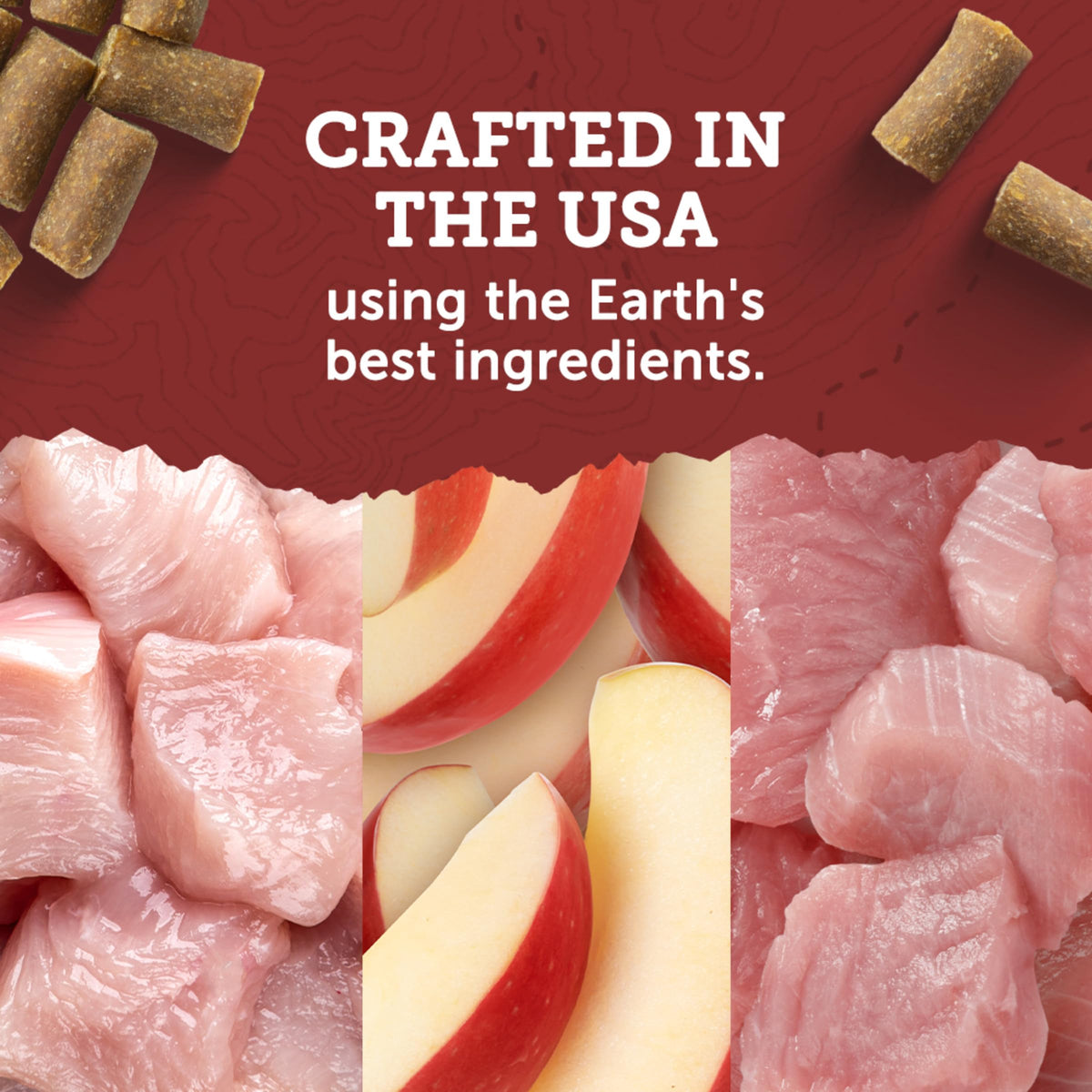 Chicken and Apple Recipe Dog Treats 6 oz B9489