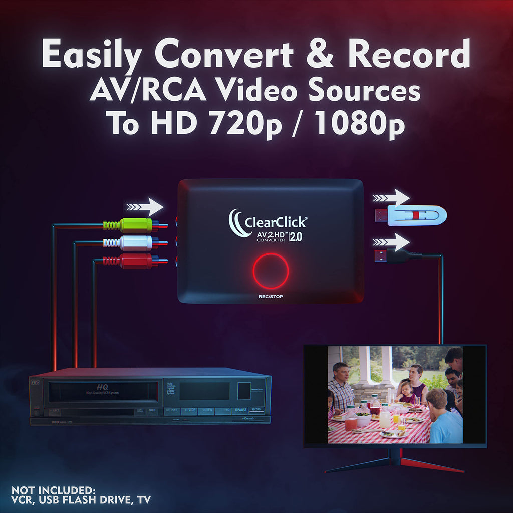 AV RCA to HDMI Converter & Recorder G849