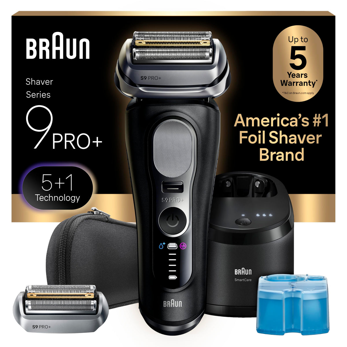 Black Wet & Dry Electric Shaver N637493