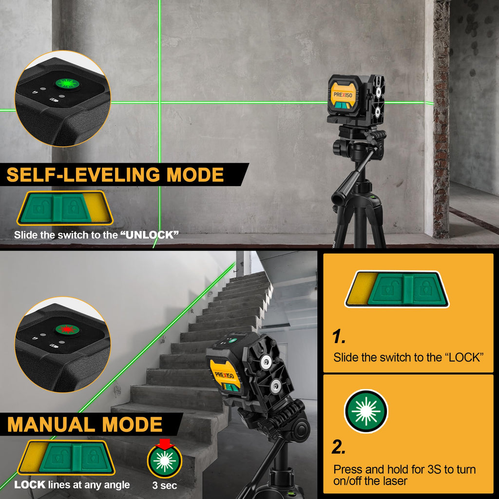 65Ft Green Laser Level with Tripod A171