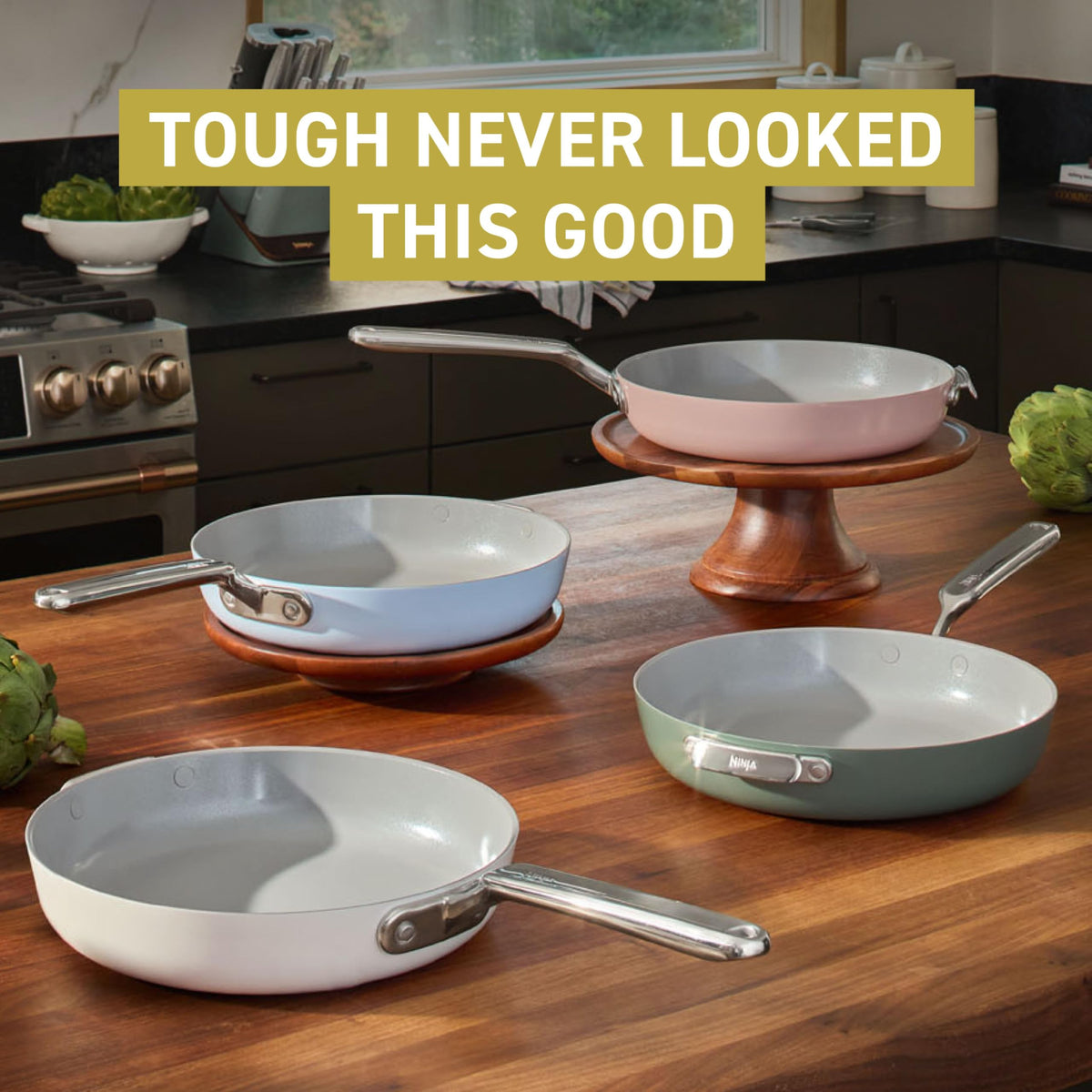 3-Piece Ceramic Fry Pan Set L351428