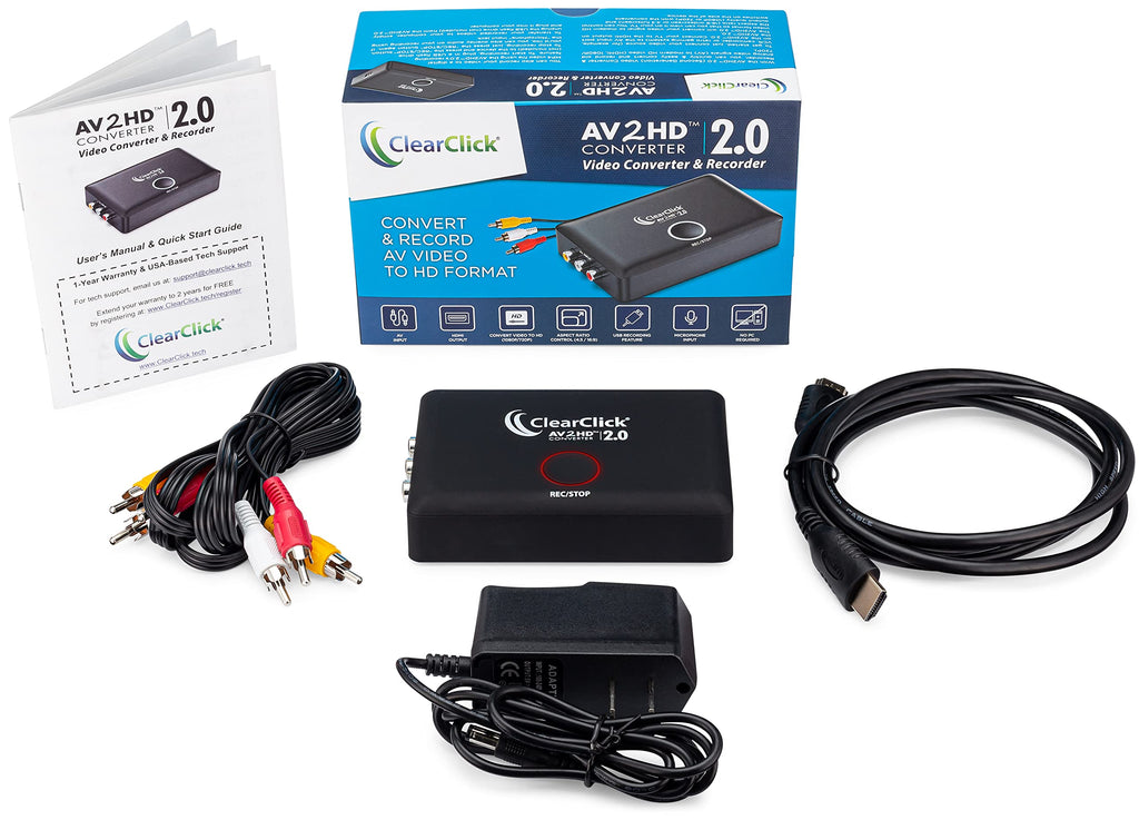 AV RCA to HDMI Converter & Recorder G849