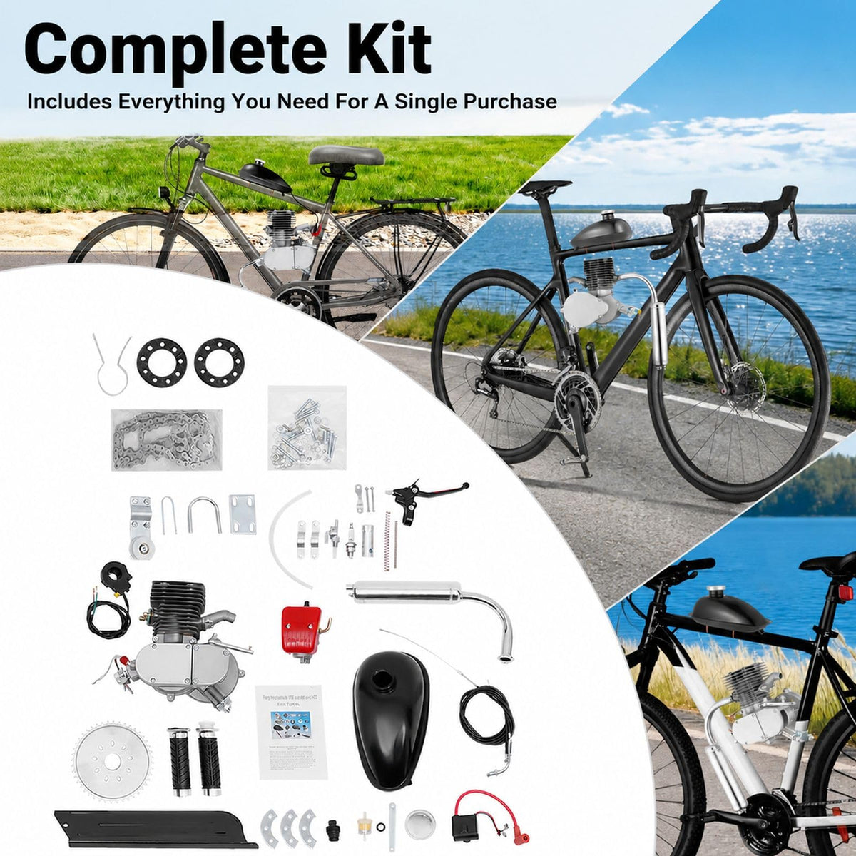 100cc 2 Stroke Bicycle Engine Kit P124144