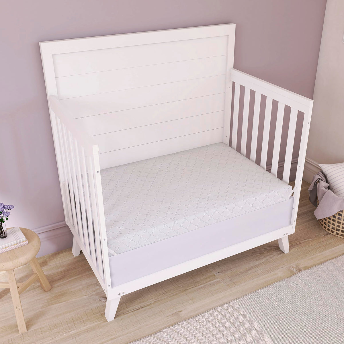2-in-1 Mini Crib Mattress, Dual-Sided Waterproof C76736