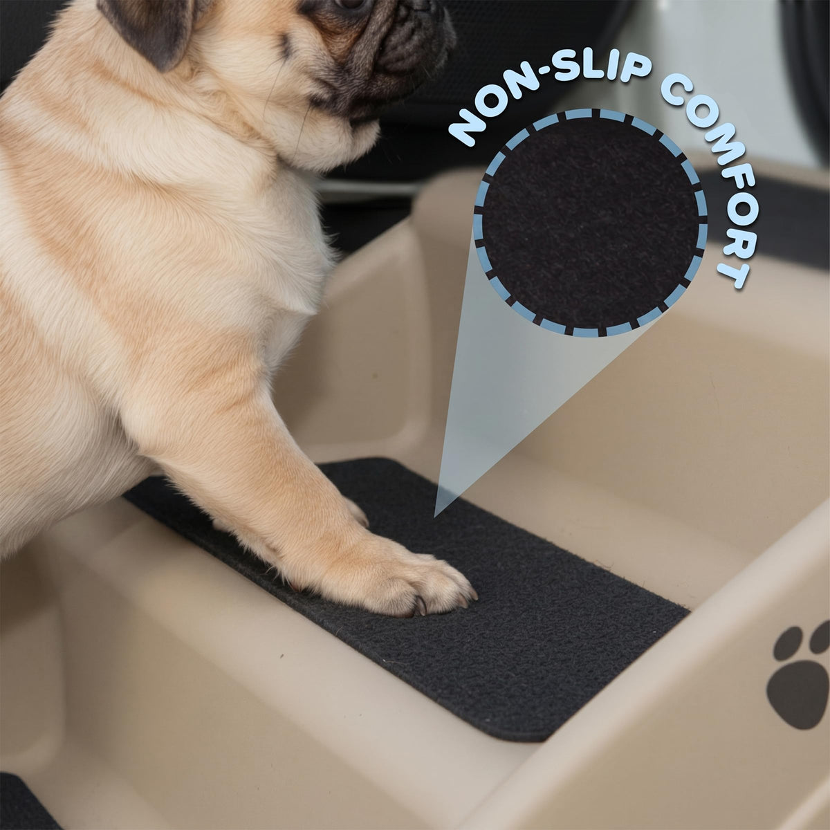3-Step Dog Stairs with Safety Locking Pins D2318