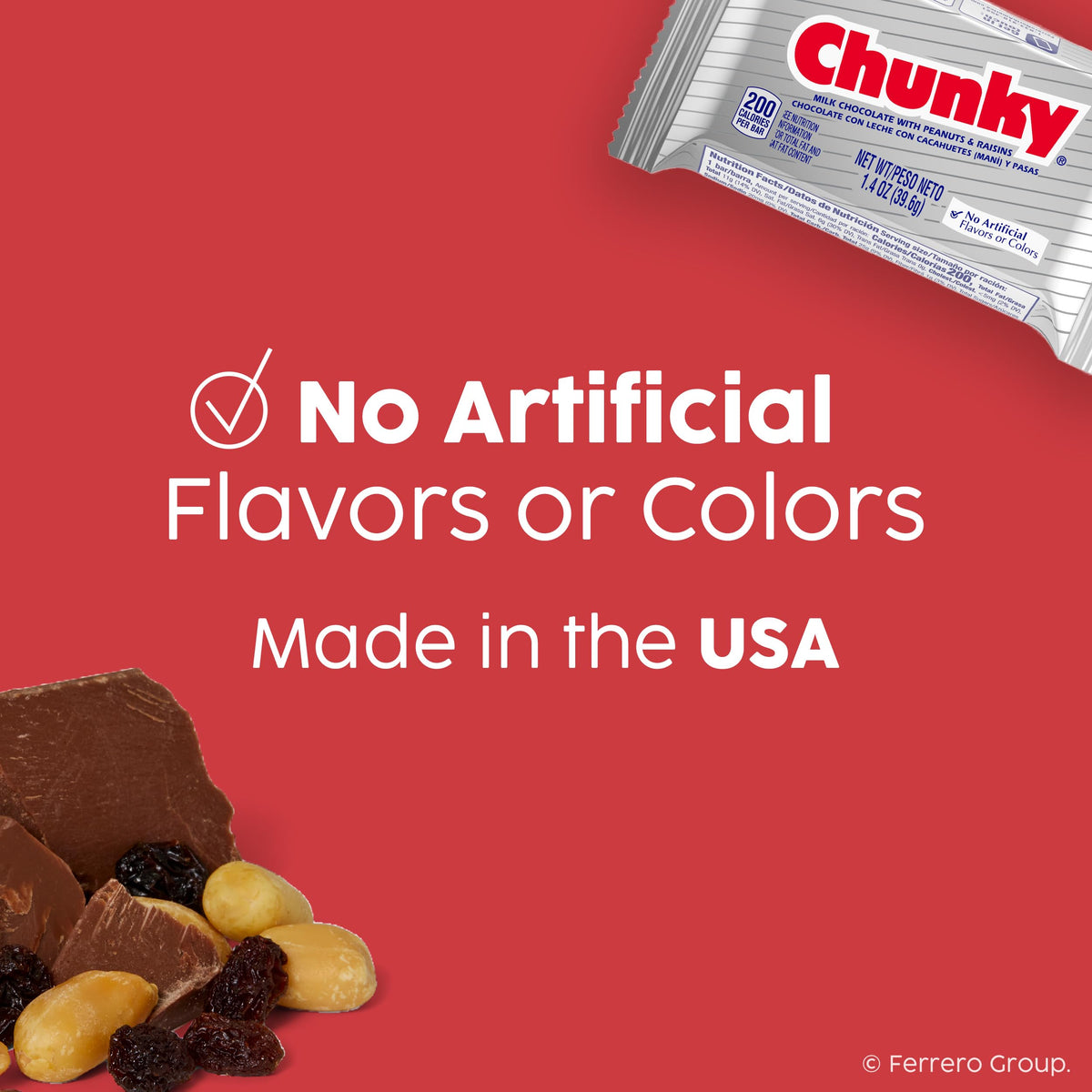 Chunky Milk Chocolate Candy Bars 24 Pack 33.6 Oz G2479
