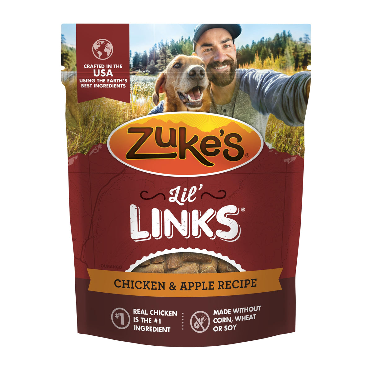 Chicken and Apple Recipe Dog Treats 6 oz B9489