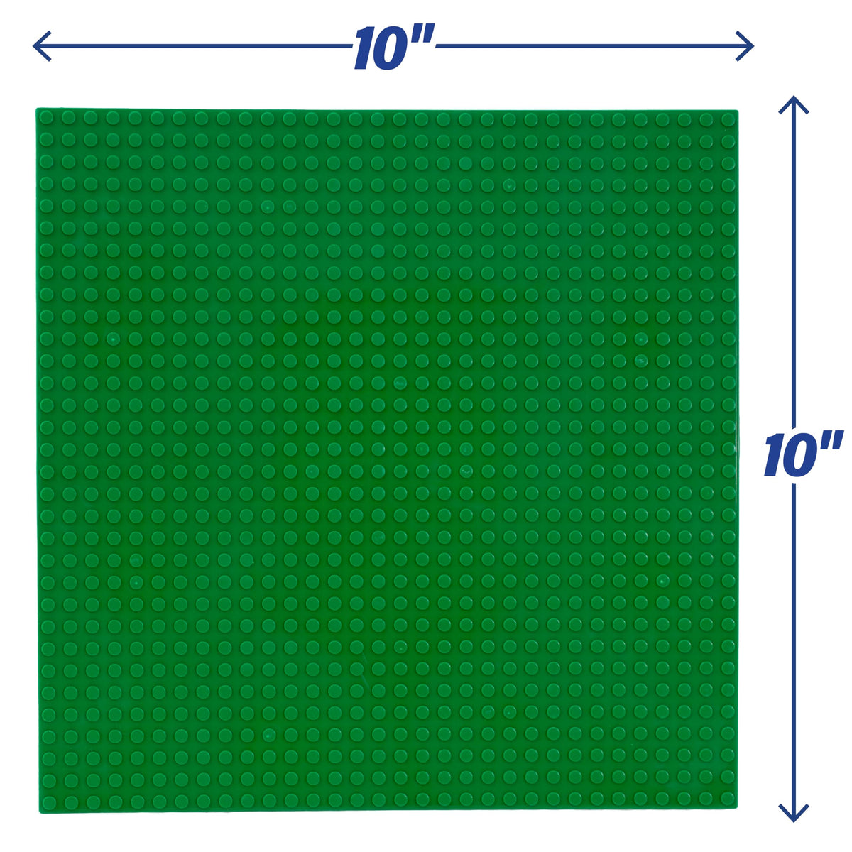 Green Blue White 10x10" Building Bricks Baseplates 4 Pack S334