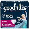 Girls Nighttime Underwear Size S/M 99 Ct D6765