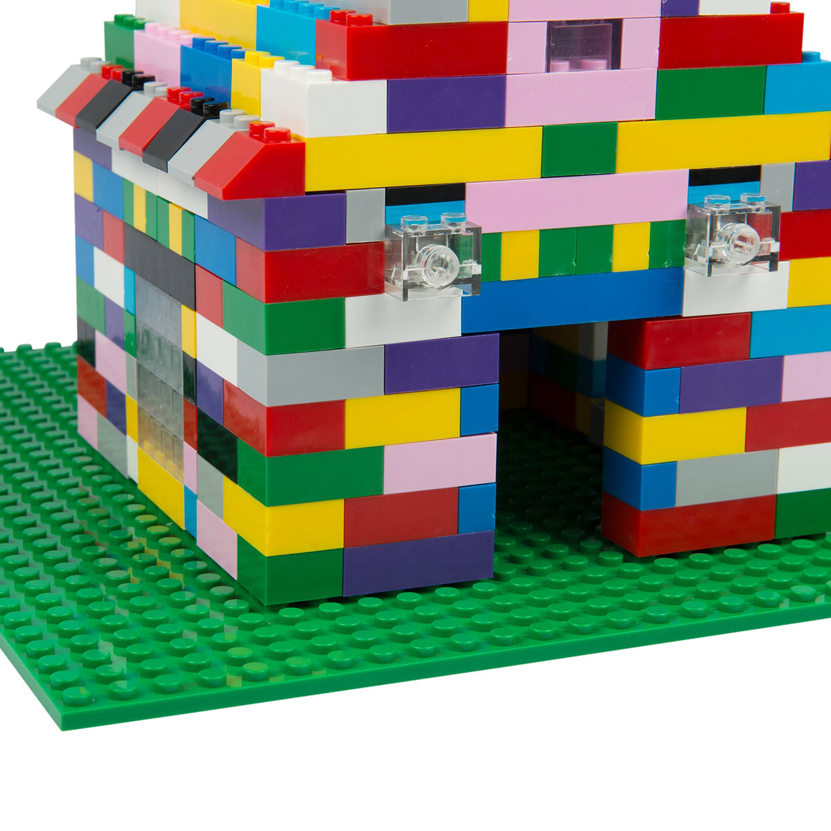 Green Blue White 10x10" Building Bricks Baseplates 4 Pack S334