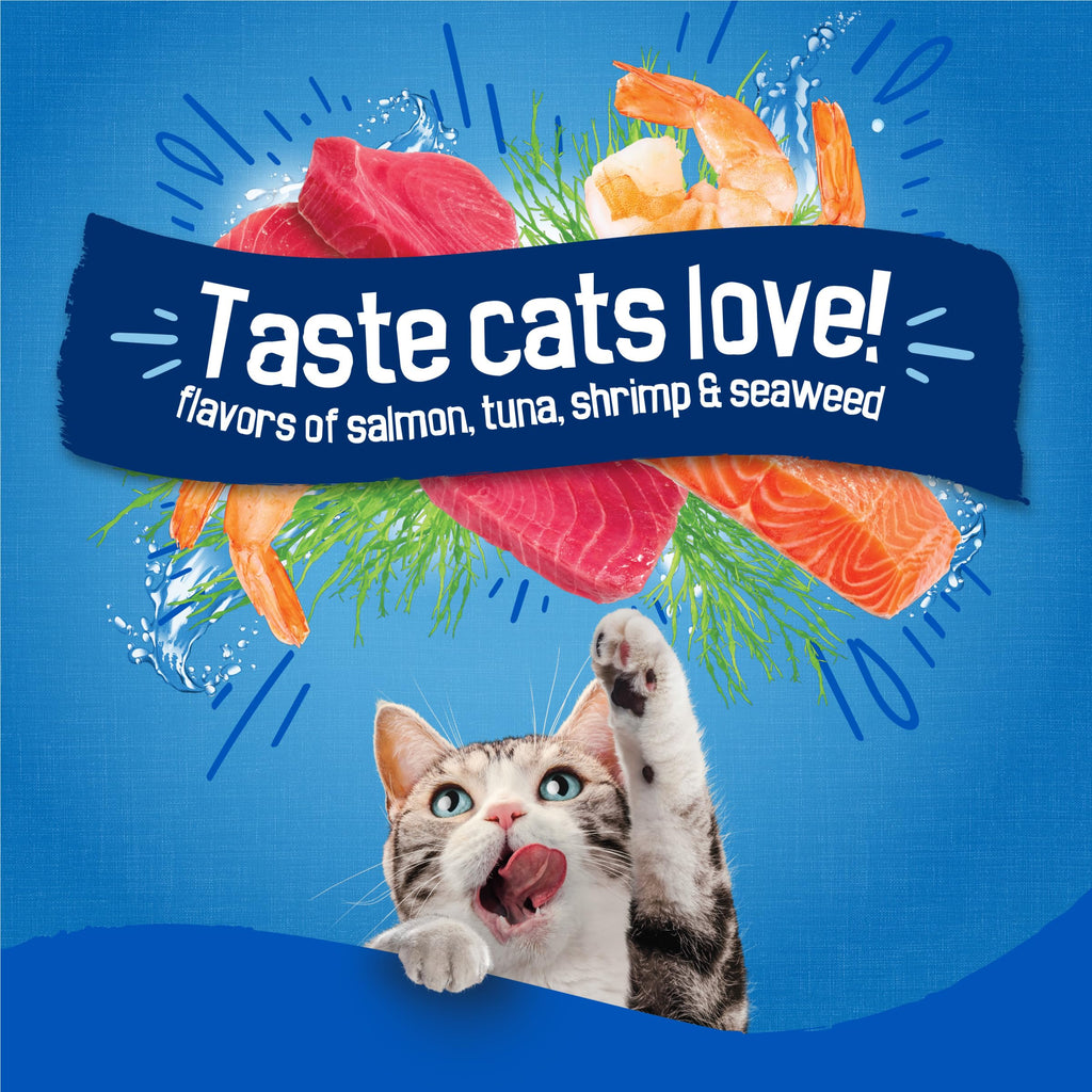 Dry Cat Food Seafood 4 3.15 lb Bags R216