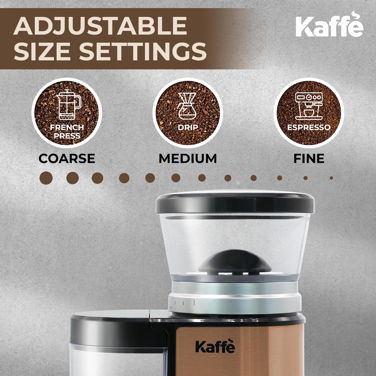 Electric Burr Coffee Grinder 5.5oz Adjustable E78312